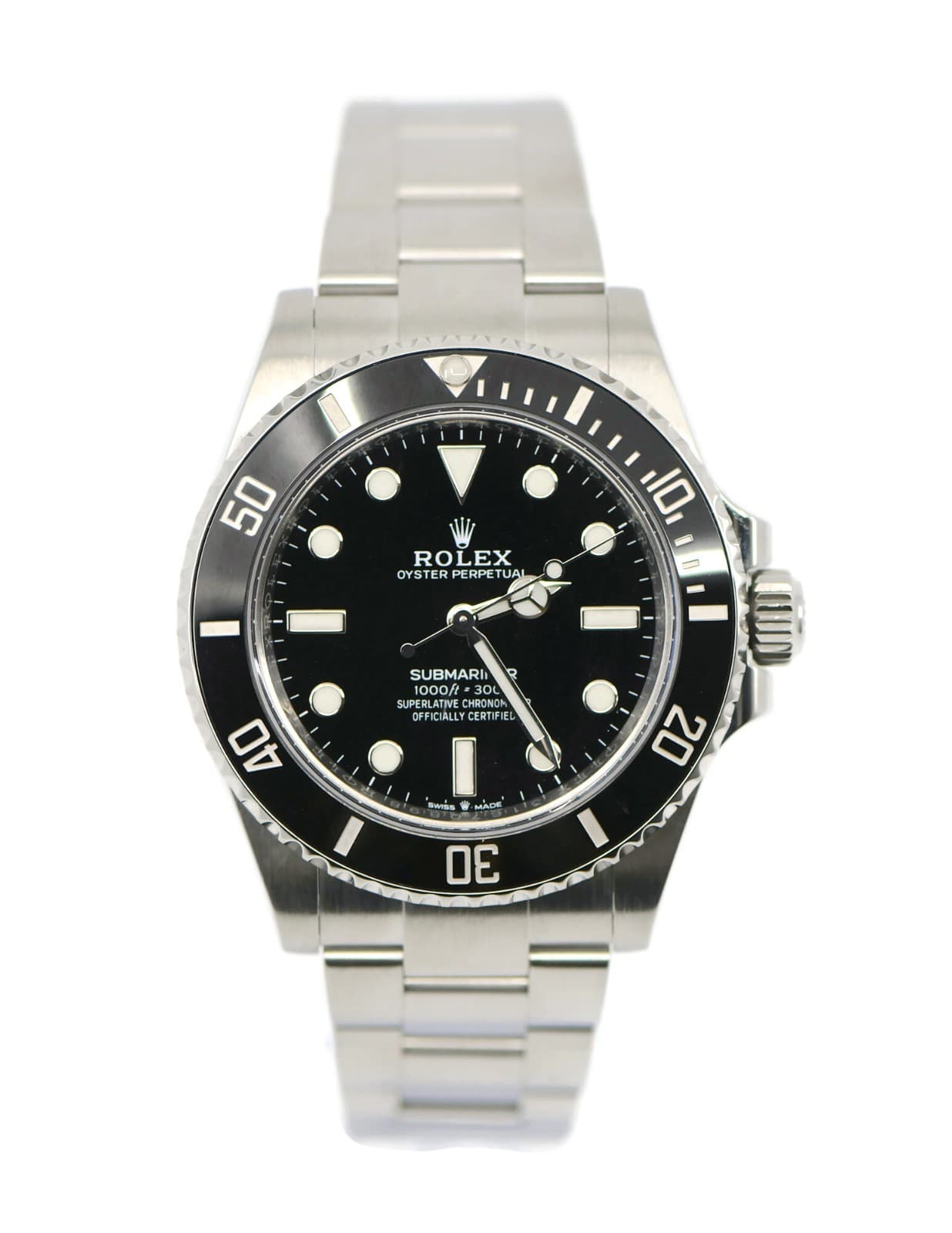 Rolex Submariner 41 No Date Stainless Steel Watch 124060