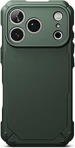 Ringke Rugged Gear Compatible con Funda iPhone 17 Pro MAX, Resistente al Aceite y a la Suciedad, Funda Antideslizante sin Huellas Grasosas - Dark Green : Amazon.es: Electrónica