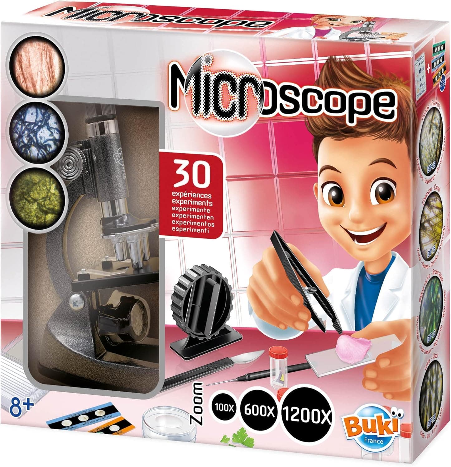 Buki France MS907B - Microscopio 30 experimentos