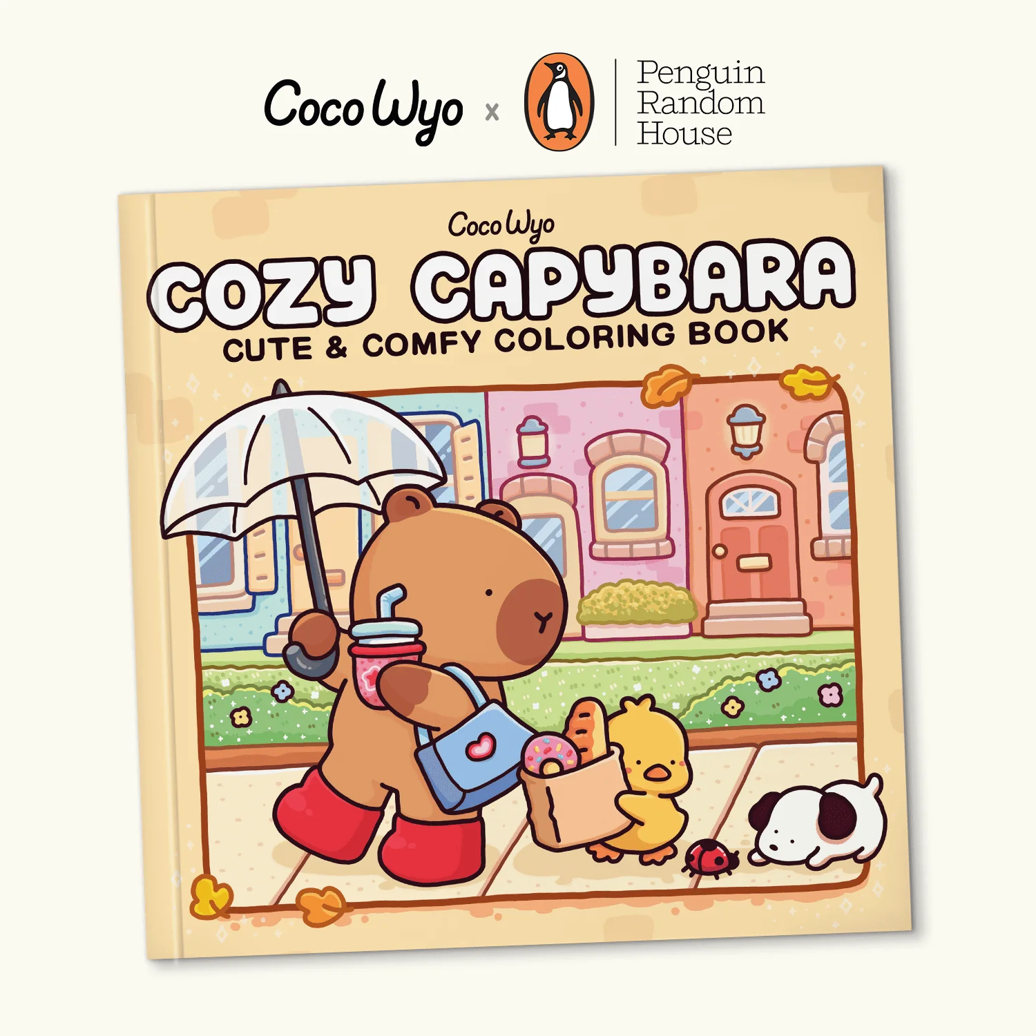 Cozy Capybara Coloring Book