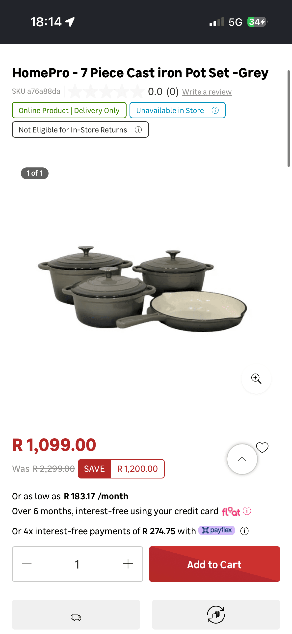 Iron cast pots