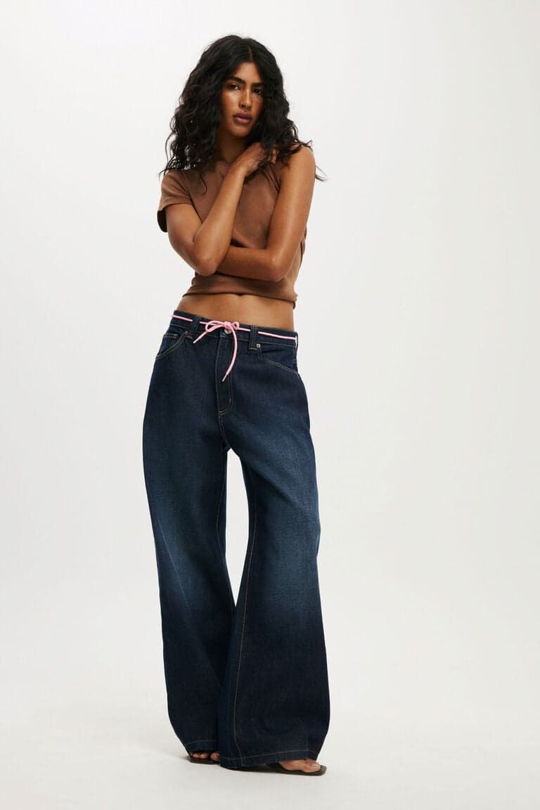 Women’s Blue Calça - Super Baggy Jean | Cotton On Brazilicon/flag/ukUAE Flag biggericon/flag/ukUAE Flag bigger