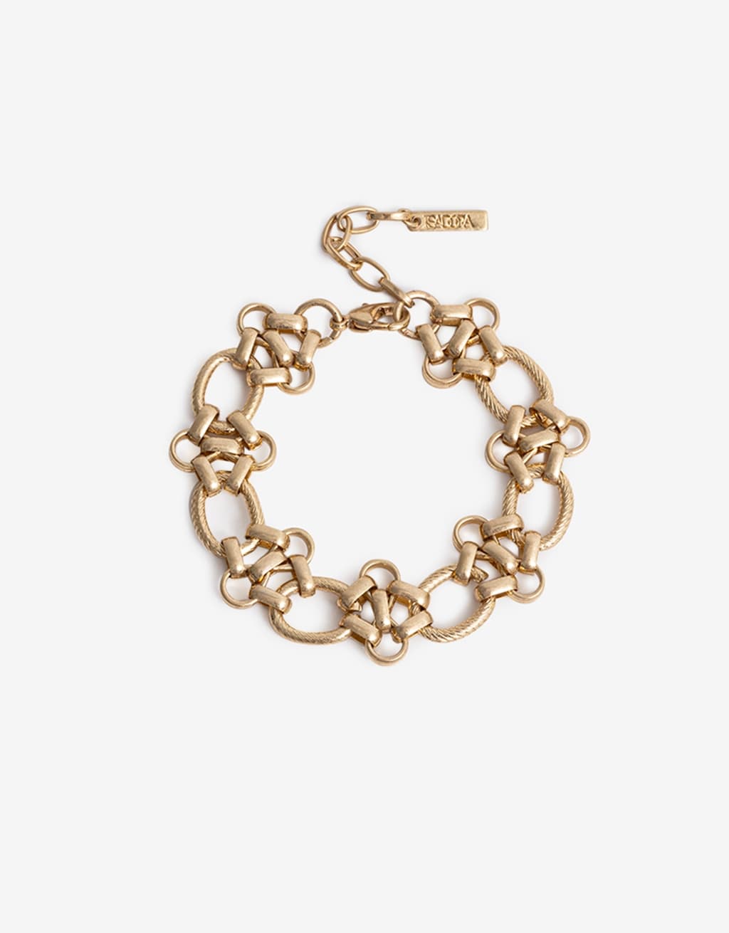 Pulsera flexible eslabones metal