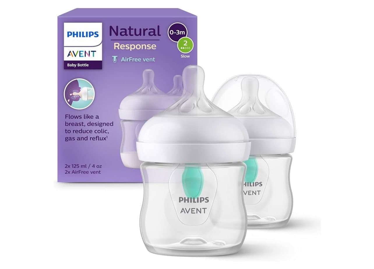 Set de biberones de respuesta natural AirFree/Anticólicos