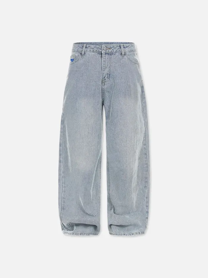 Aelfric Eden Basic Baggy Jeans Mid Waisted