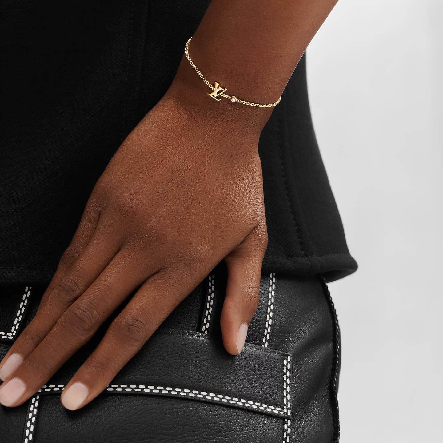 Idylle Blossom LV Bracelet, Yellow Gold and Diamond