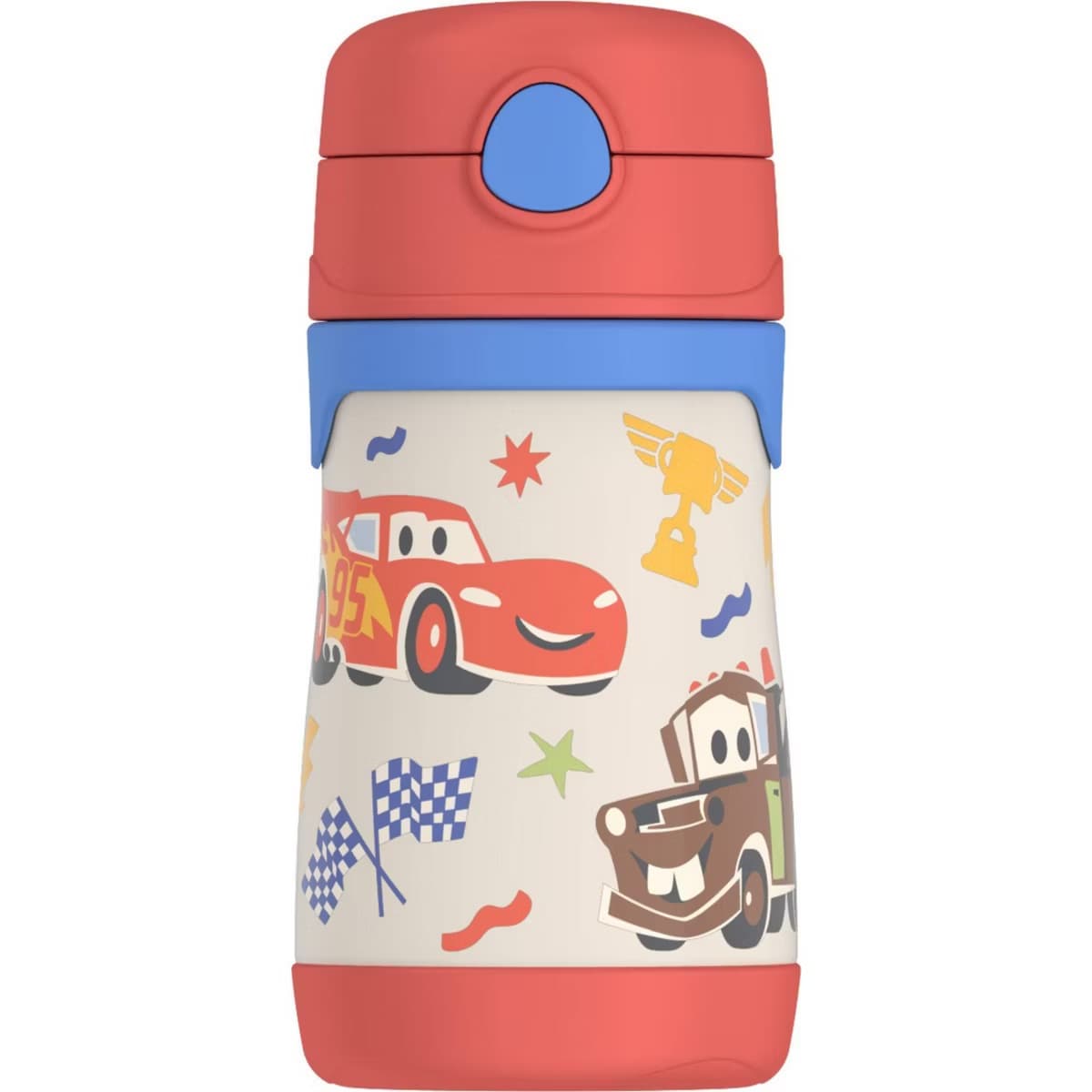 Thermos 10oz Stainless Steel Straw Tumbler - Cars