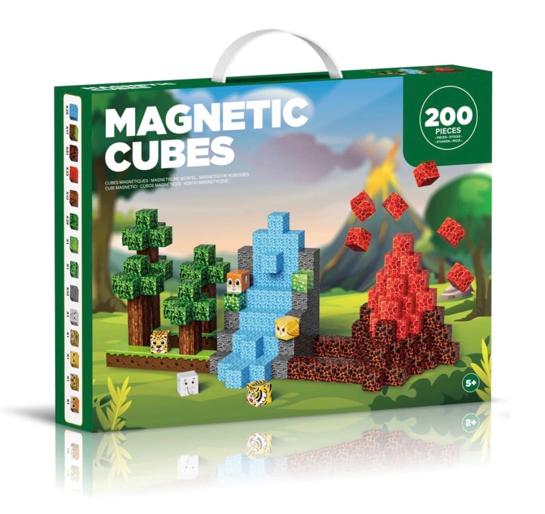 Magnetbausteine-Set 200-tlg.