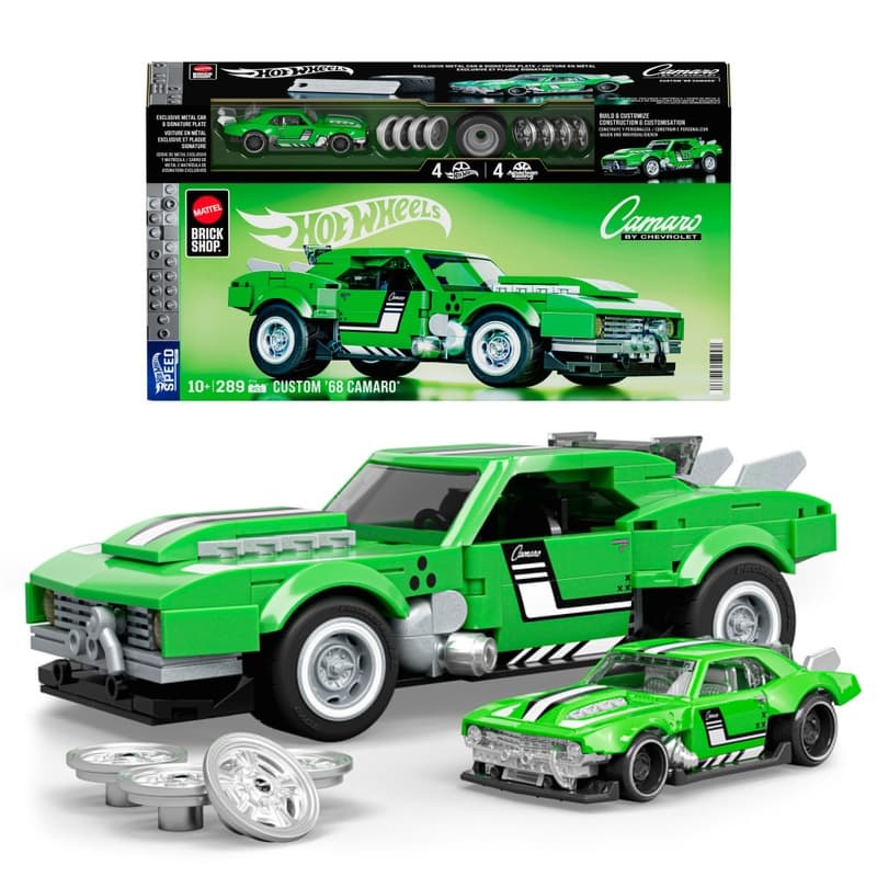 Mattel Brick Shop Hot Wheels Speed Series Auto Chevrolet Custom '68 Camaro