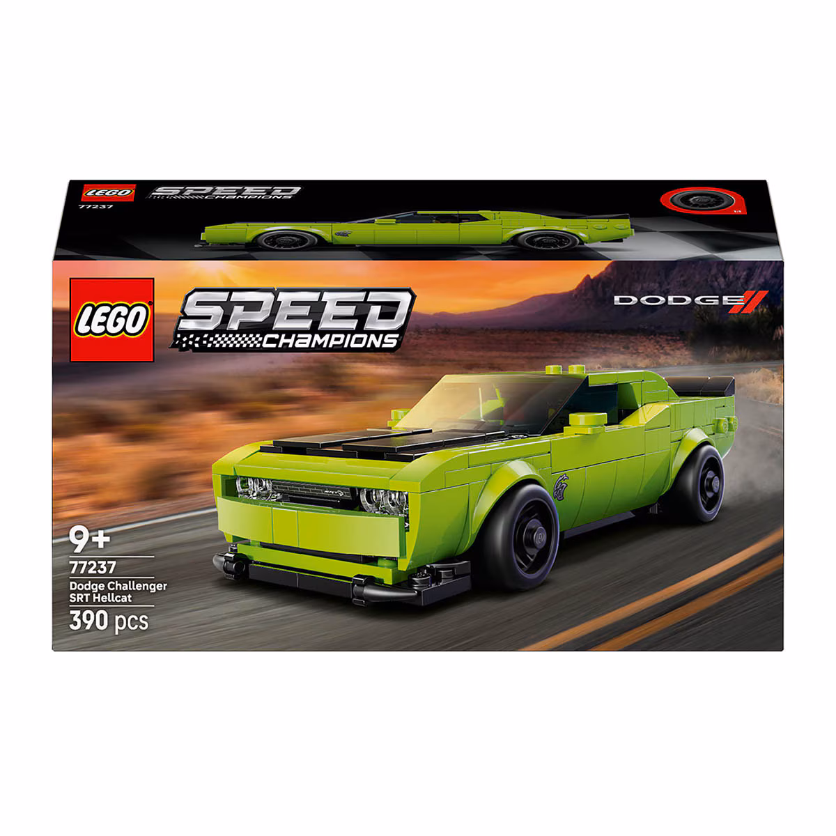 Juego de construcción Deportivo Dodge Challenger SRT Hellcat LEGO Speed Champions- 77237