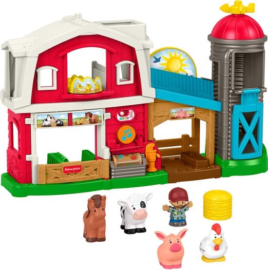 Fisher-Price Little People Boerderij – Dieren verzorgen op de boerderij – speelset | bol