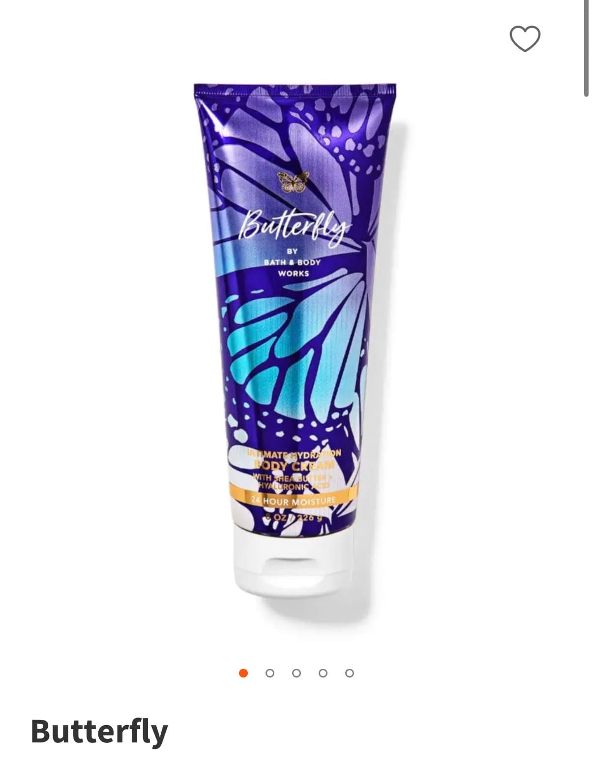 Crema corporal Butterfly (bath and body)