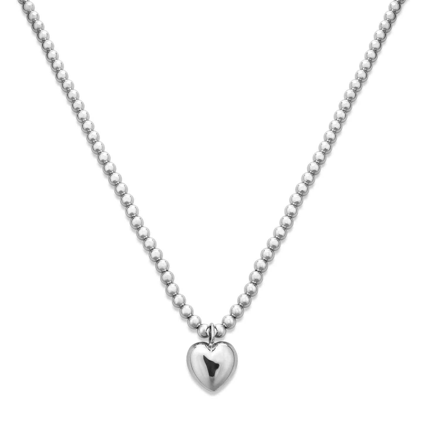 Big Hearted Puffed Necklace
