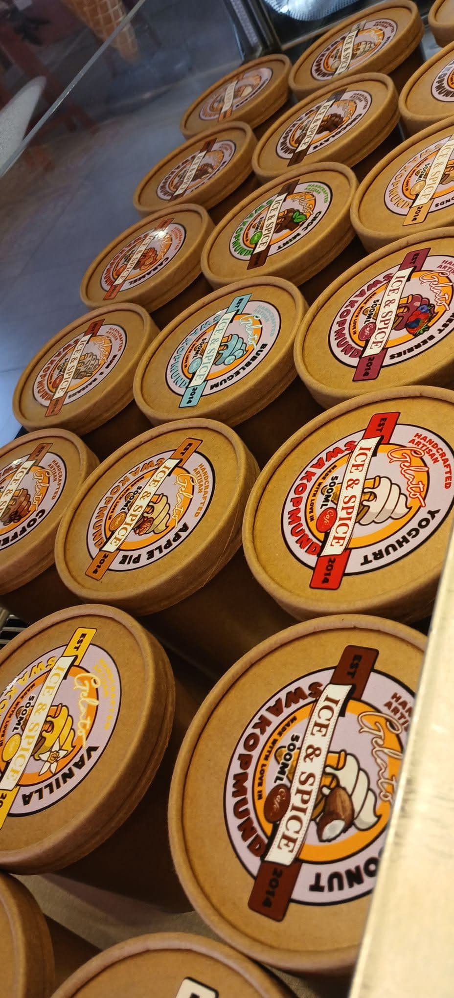 Tub of ice cream from Ice & Spice
