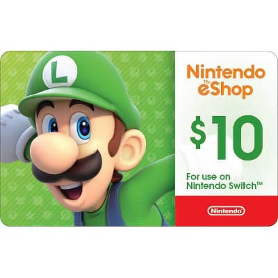 $10 Nintendo eShop Gift Card (Email Delivery)