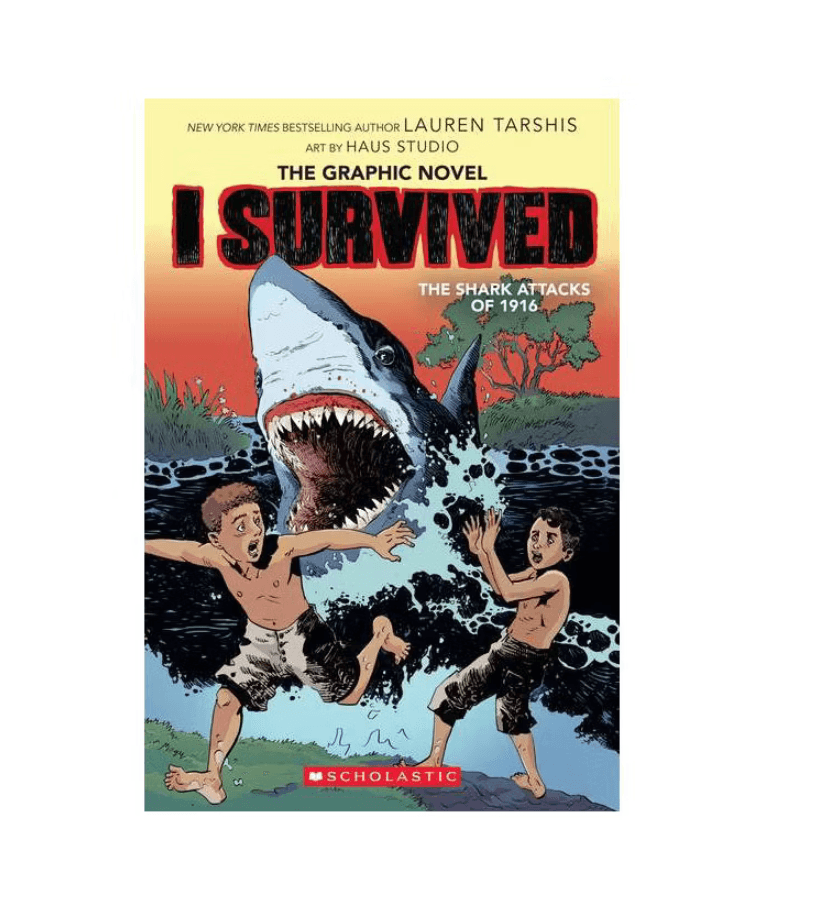 I Survived the Shark Attacks of 1916 (I Survived Graphic Novel #2): A Graphic Book, Volume 2 - by Lauren Tarshis (Paperback)