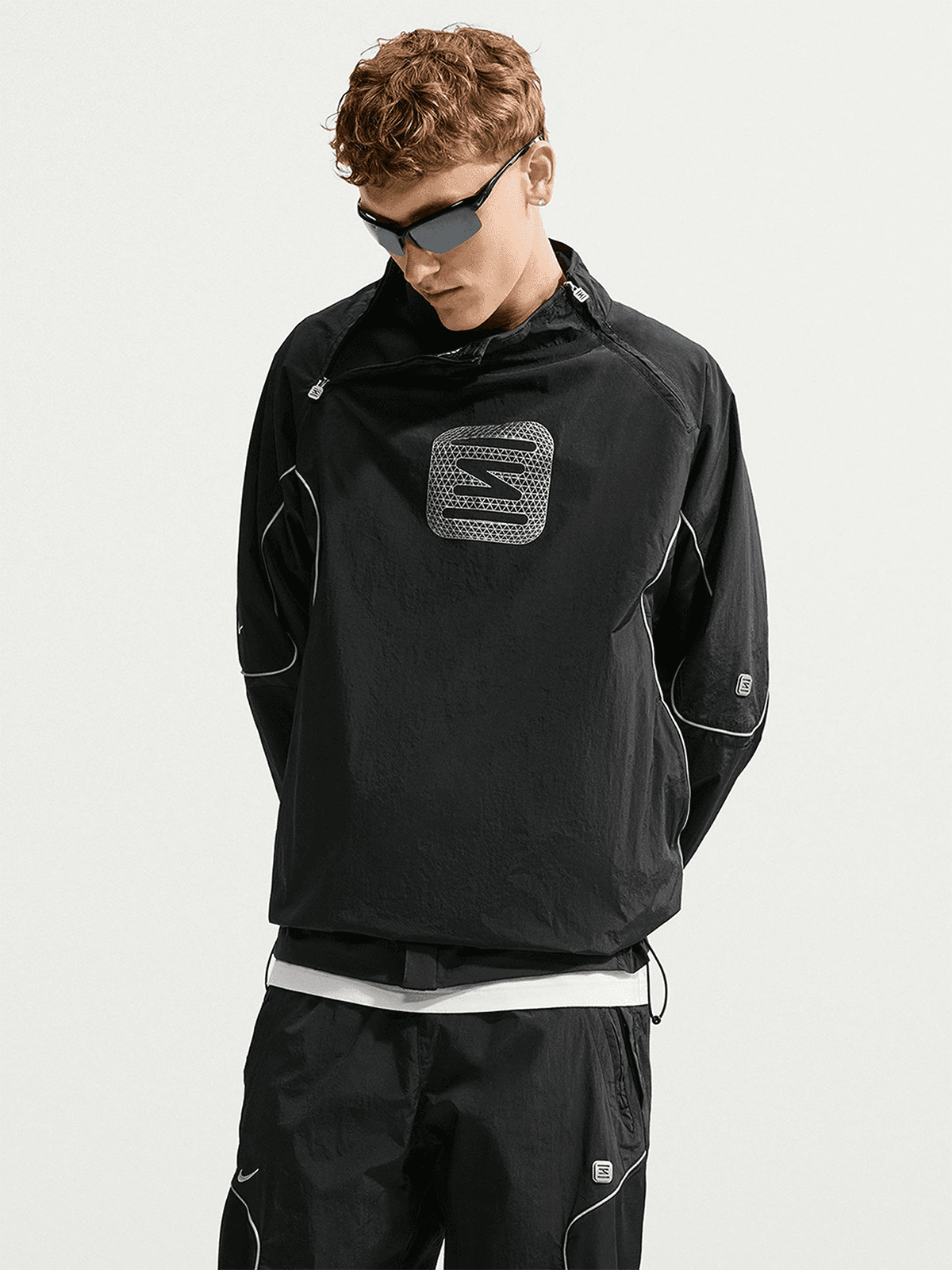 Nike Men's Nsw Woven Hz Shox Black Jacket