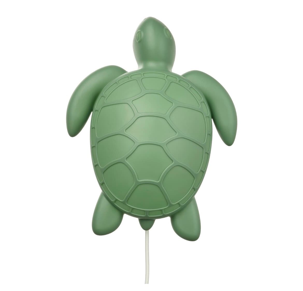 BLÅVINGAD LED wall lamp - turtle/green