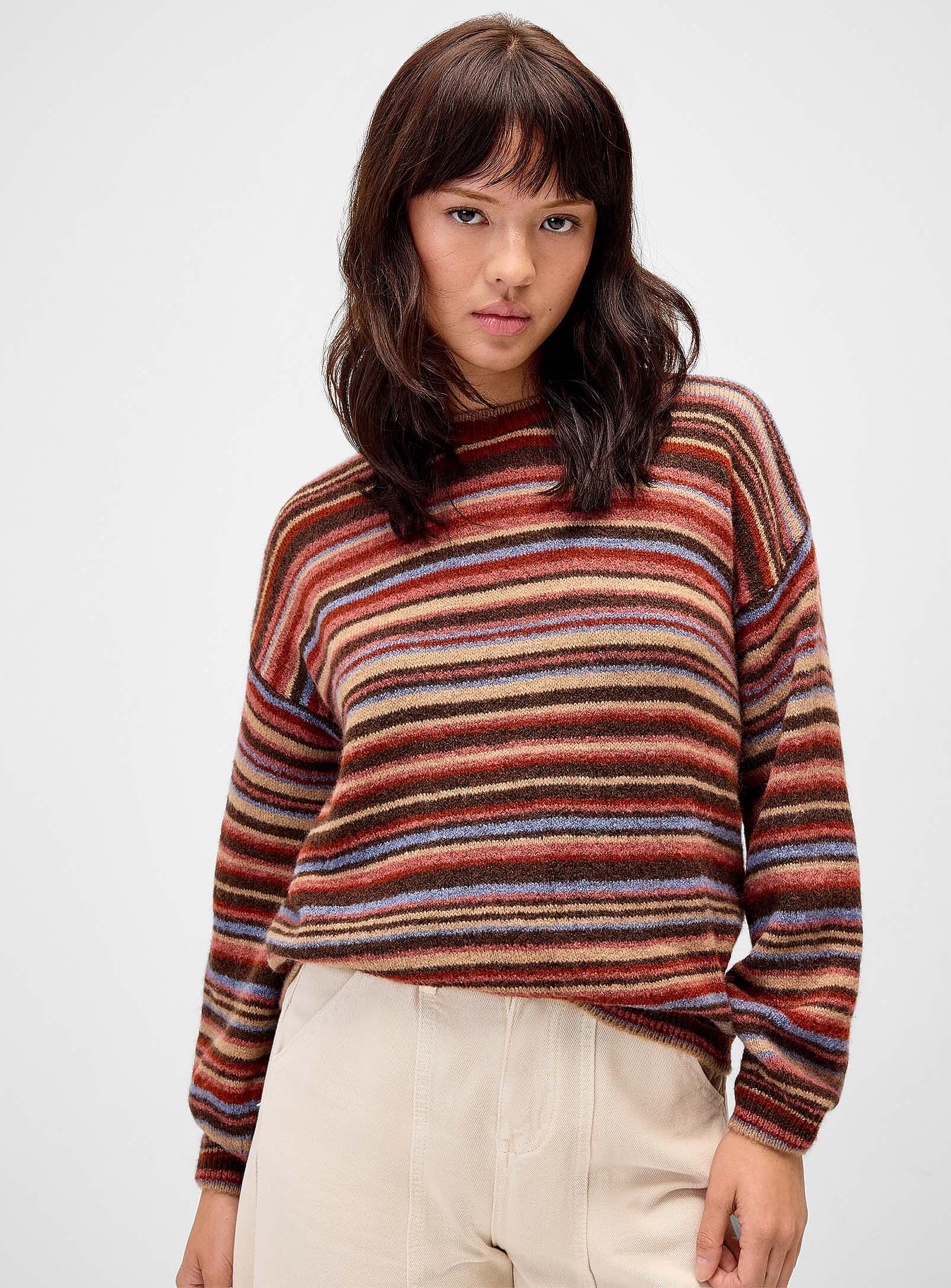 Retro stripe sweater