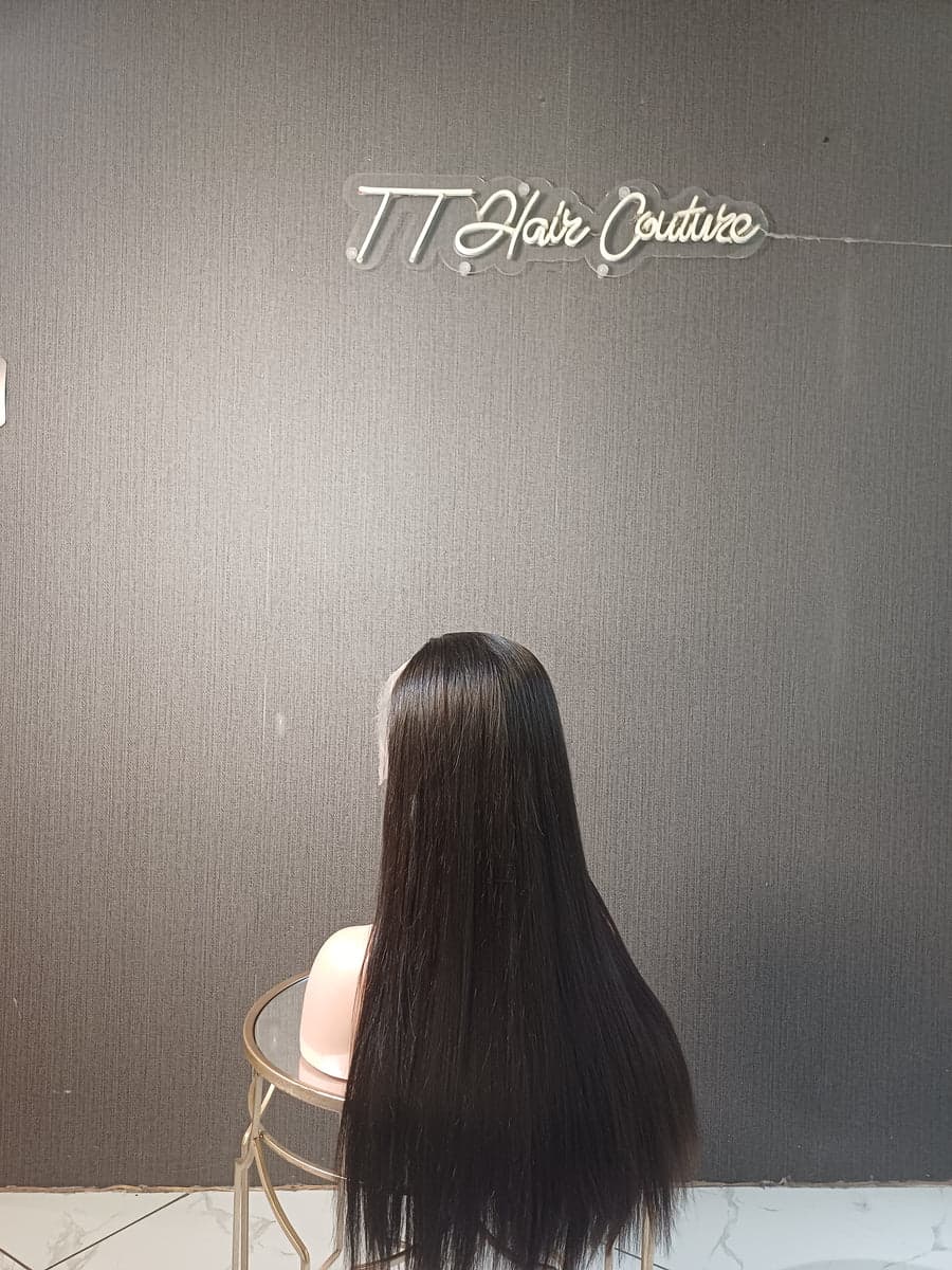 STRAIGHT DOUBLE DRAWN 26" FRONTAL WIG