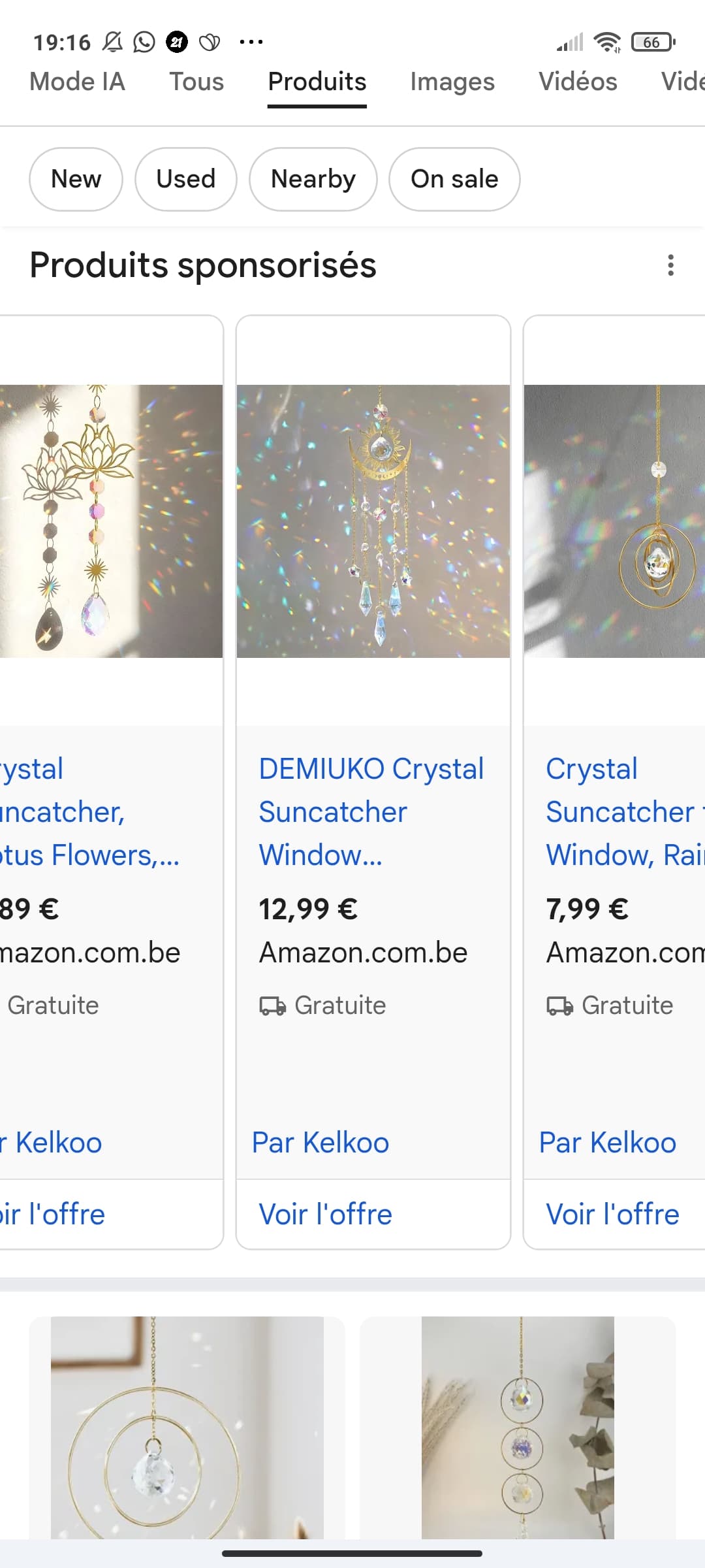 Attrape soleil - sun catcher joli