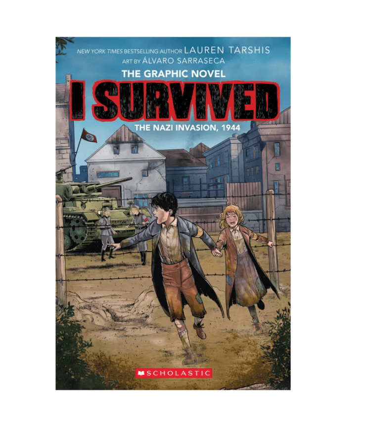 I Survived the Nazi Invasion, 1944 Graphic Novel - by Lauren Tarshis (Paperback)