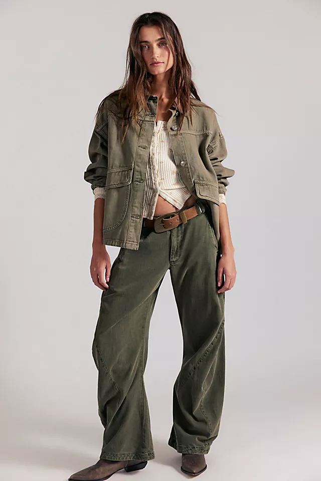 Spotlight Washed Barrel Chino Trousers