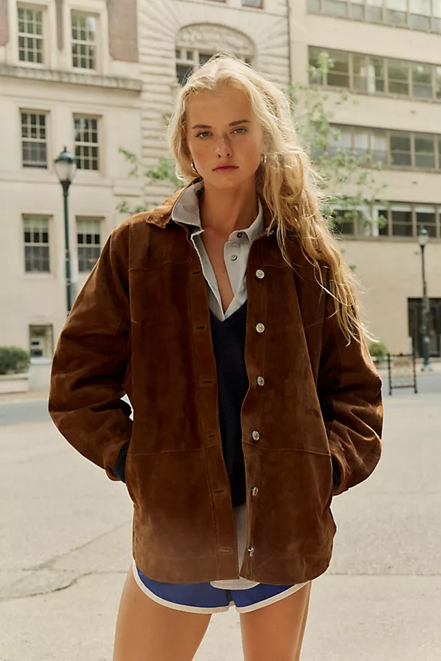 We The Free Starry Eyes Suede Jacket