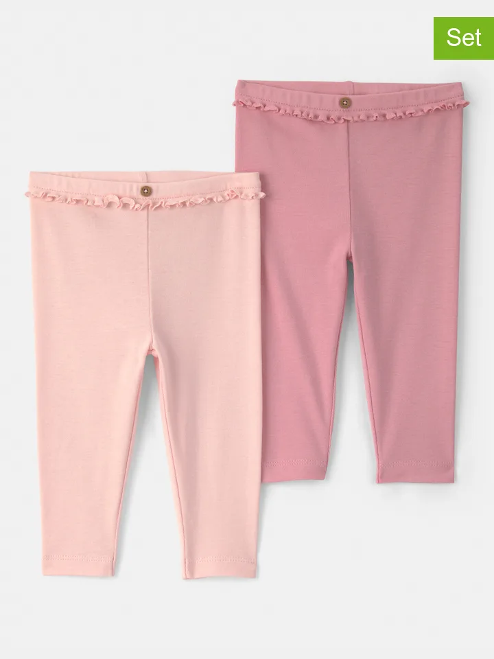 2-delige set: leggings lichtroze