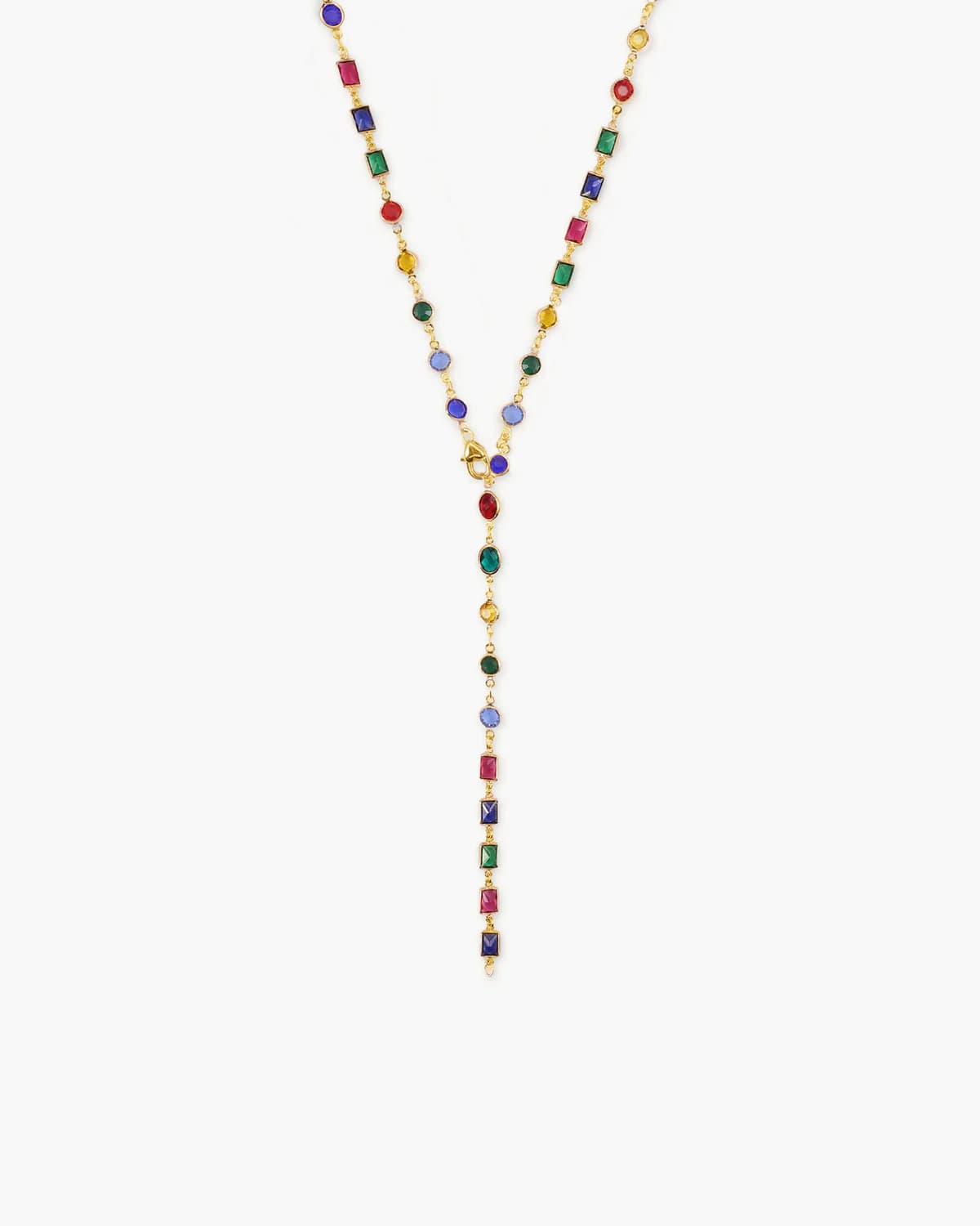 Infinity Long Necklace | Adjustable Y Necklace | en route jewelry