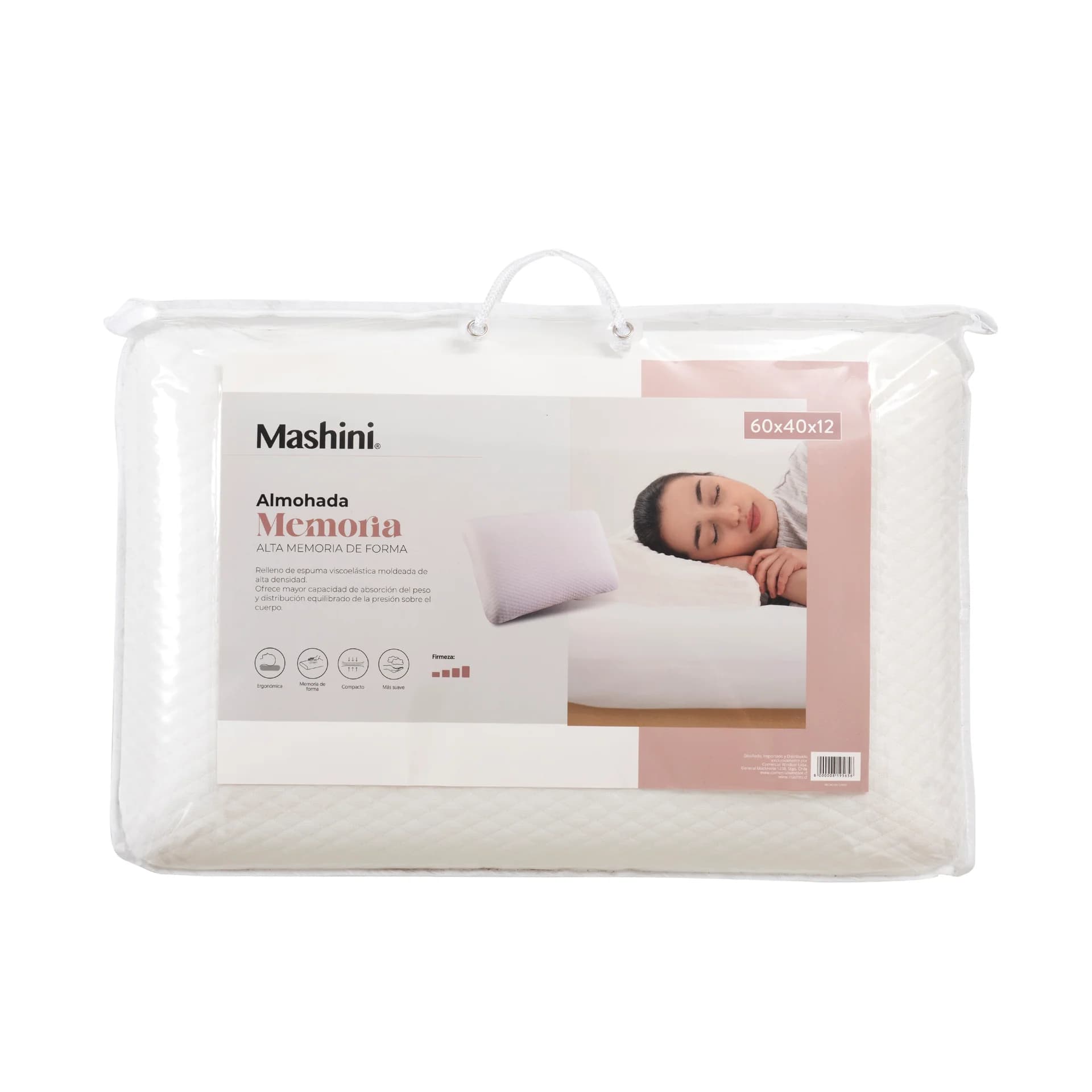 Almohada Memory Foam 40x60 cm Blanca