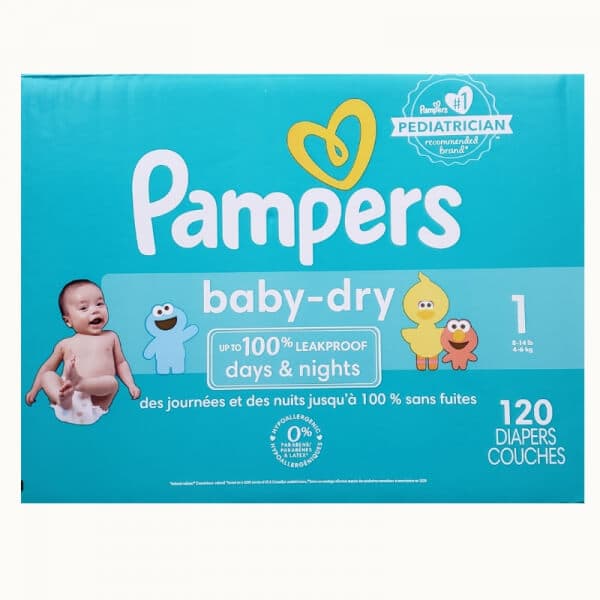 Paquete de pañales talla 1