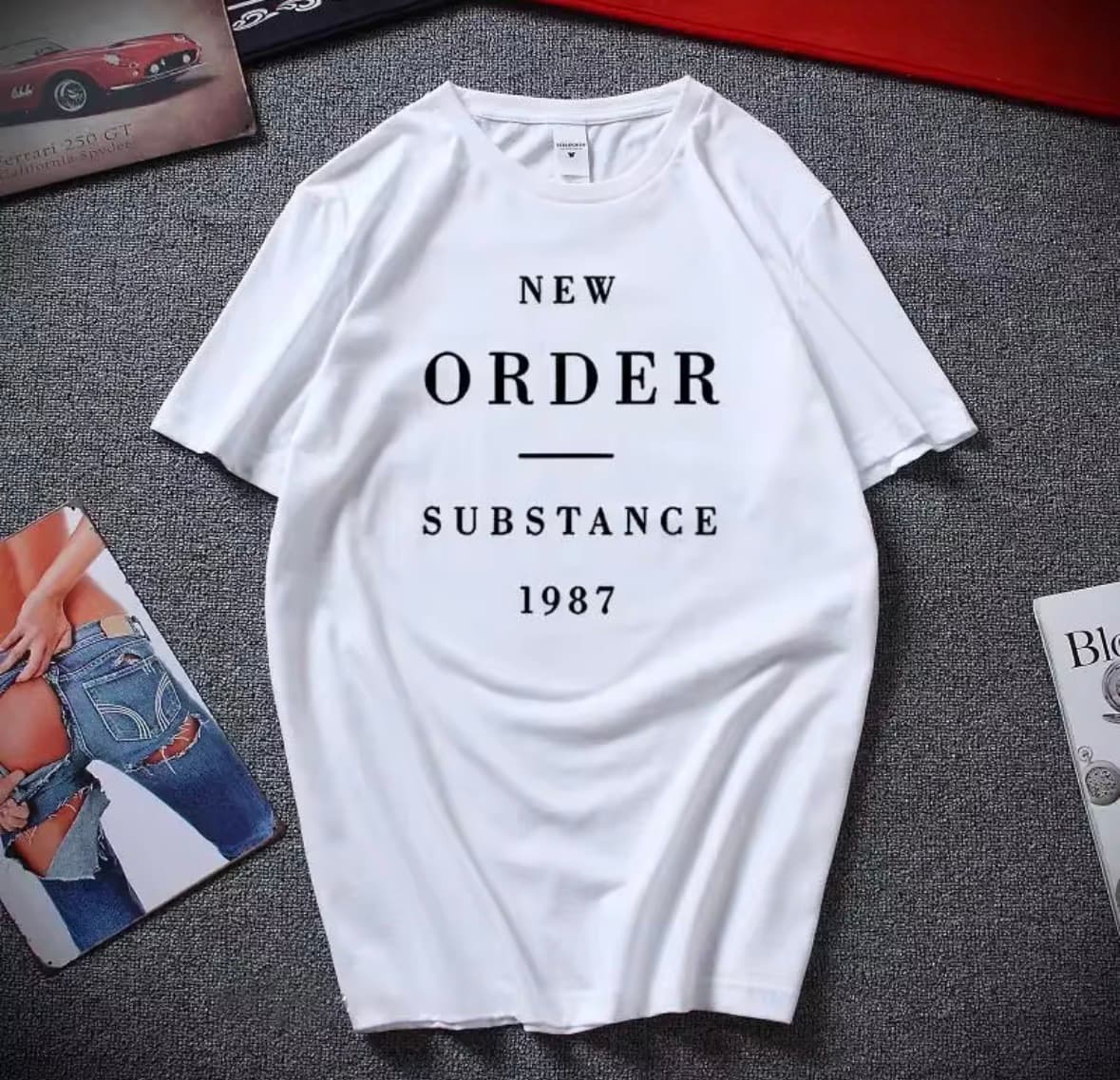New Order Substance 1987 T Shirt 80'S Synth Rock New Wave Bizarre Premium Cotton Xmas Gift T Shirt Top Camiseta Masculina