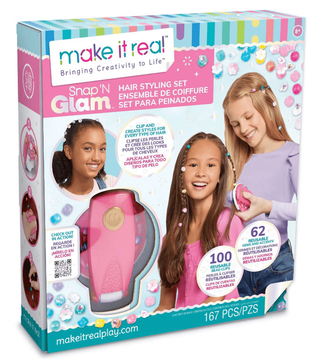 Make It Real Snap 'n Glam Hair Styling Set