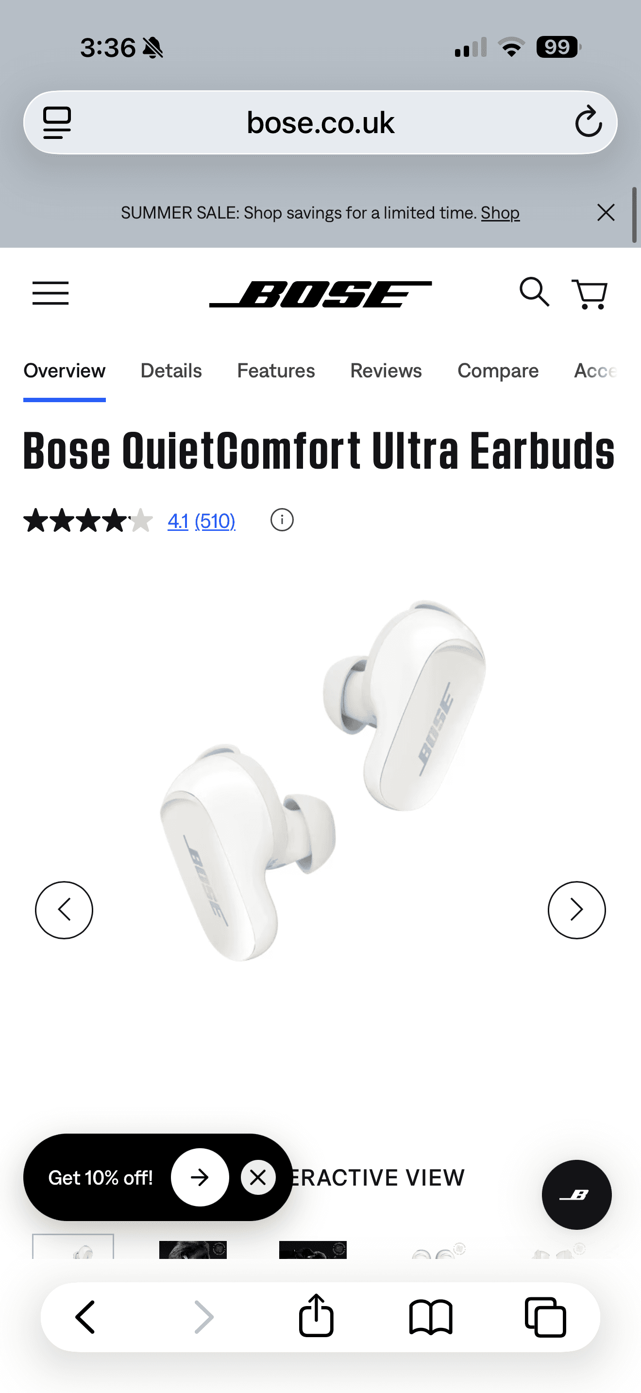 QuietComfort Ultra Earbuds
        | Bose