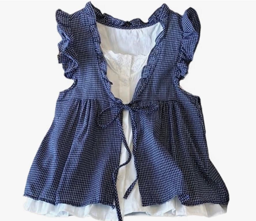 Navy blue top