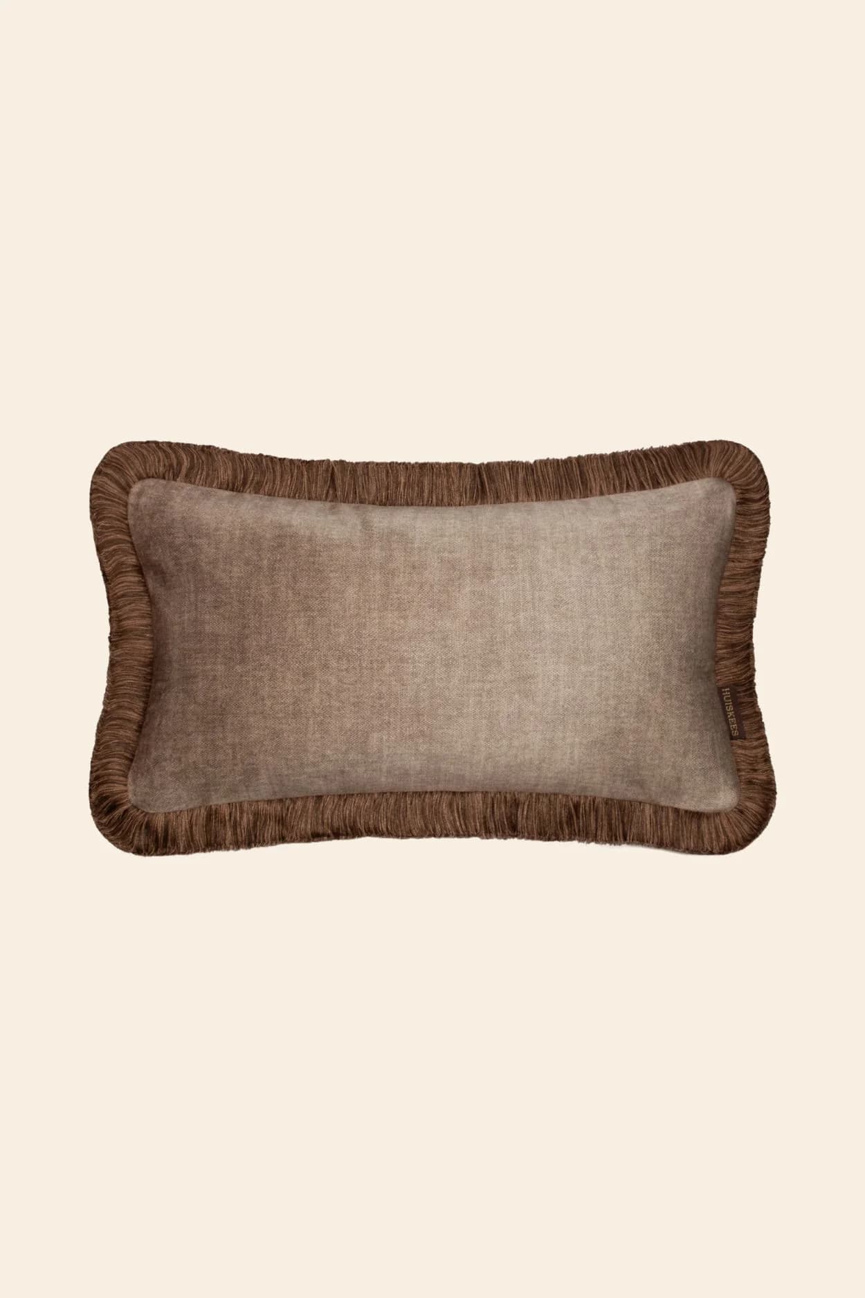 Canyon Decorative Cushion in Soft Earth Velour