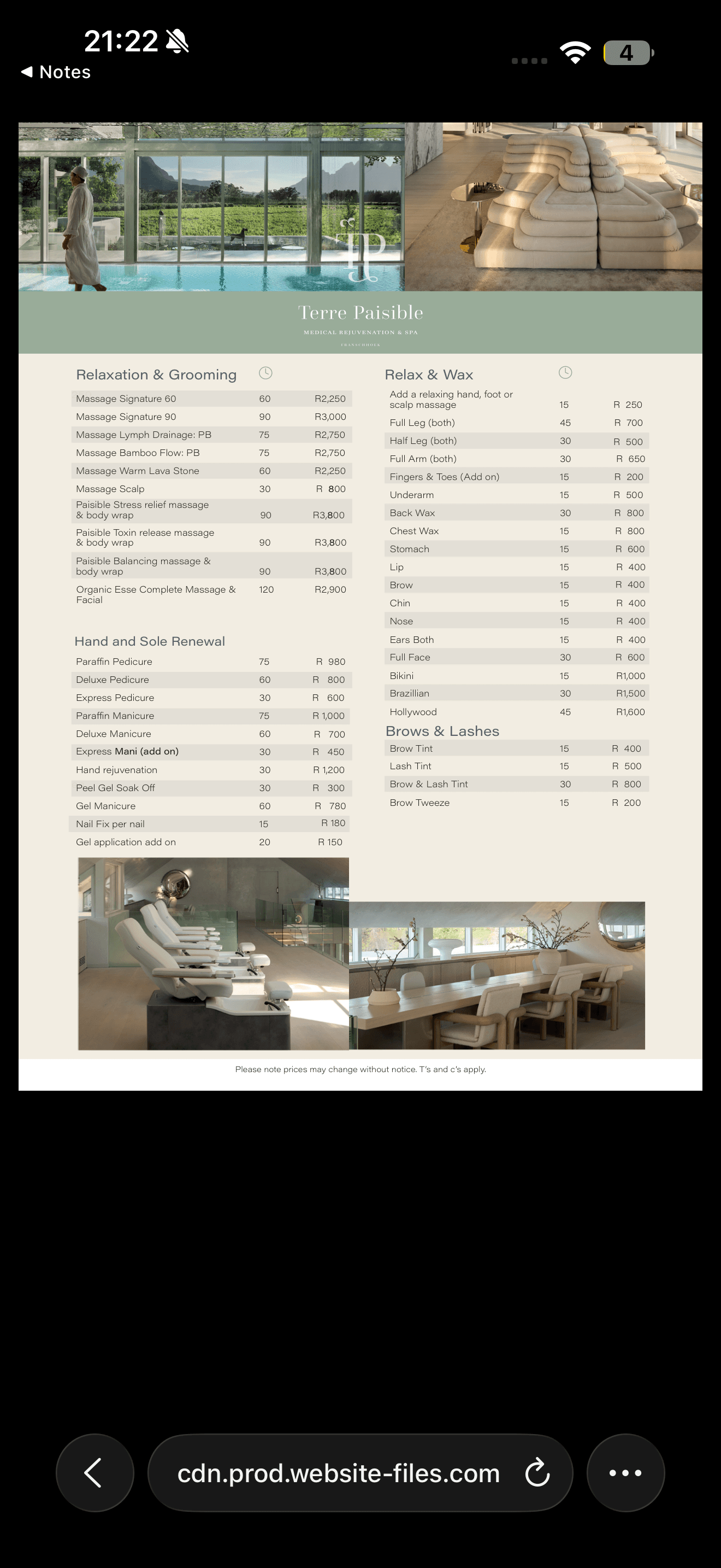 Terre paisible - Signature Massage 