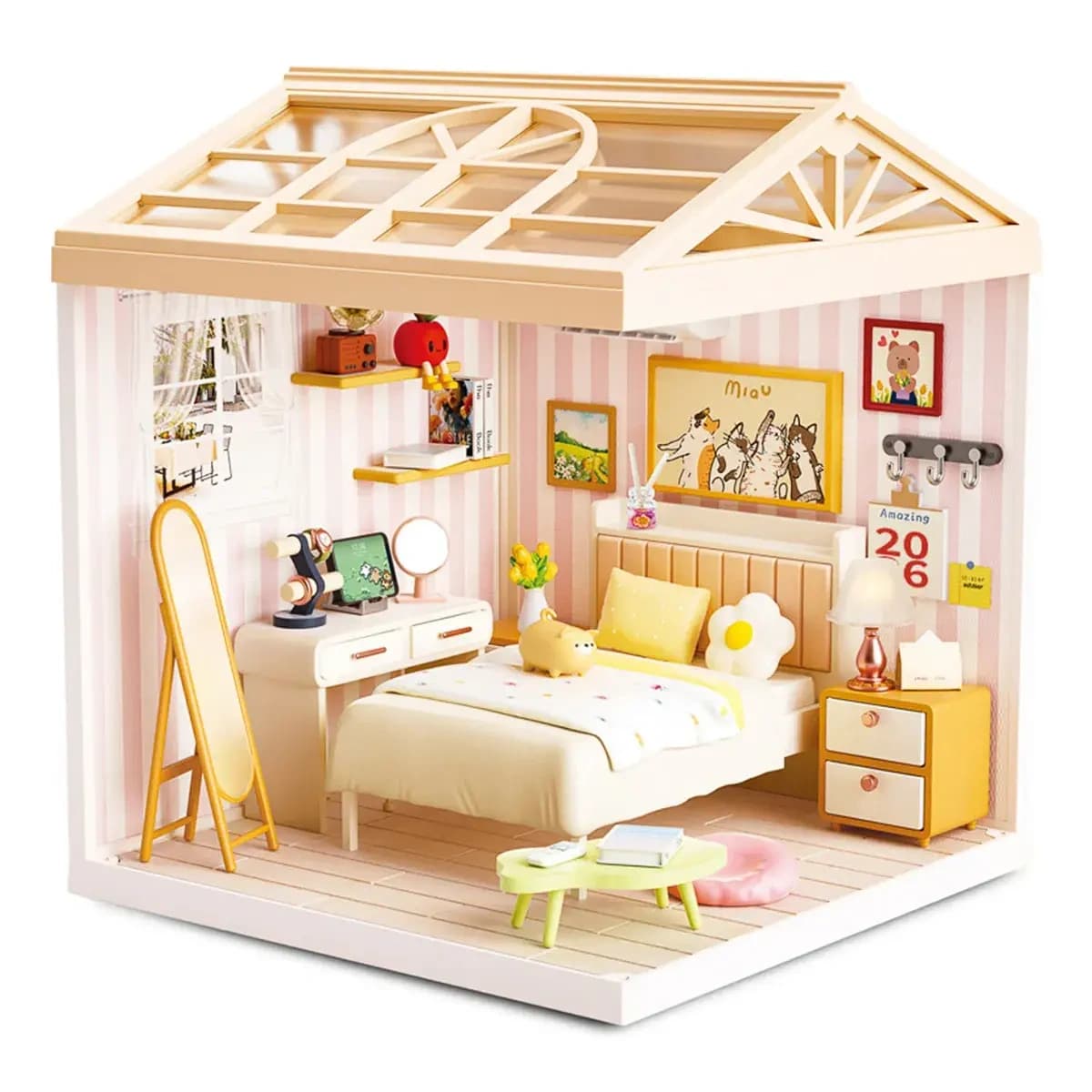 Конструктор-румбокс Mini House Інтер'єр Спальня (8004)