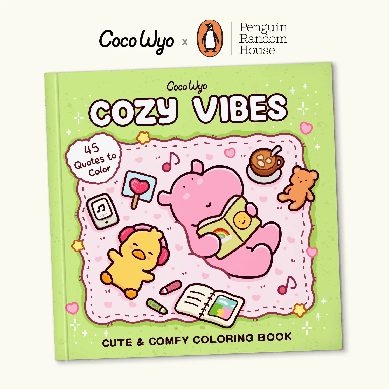 Cozy Vibes Coloring  Book