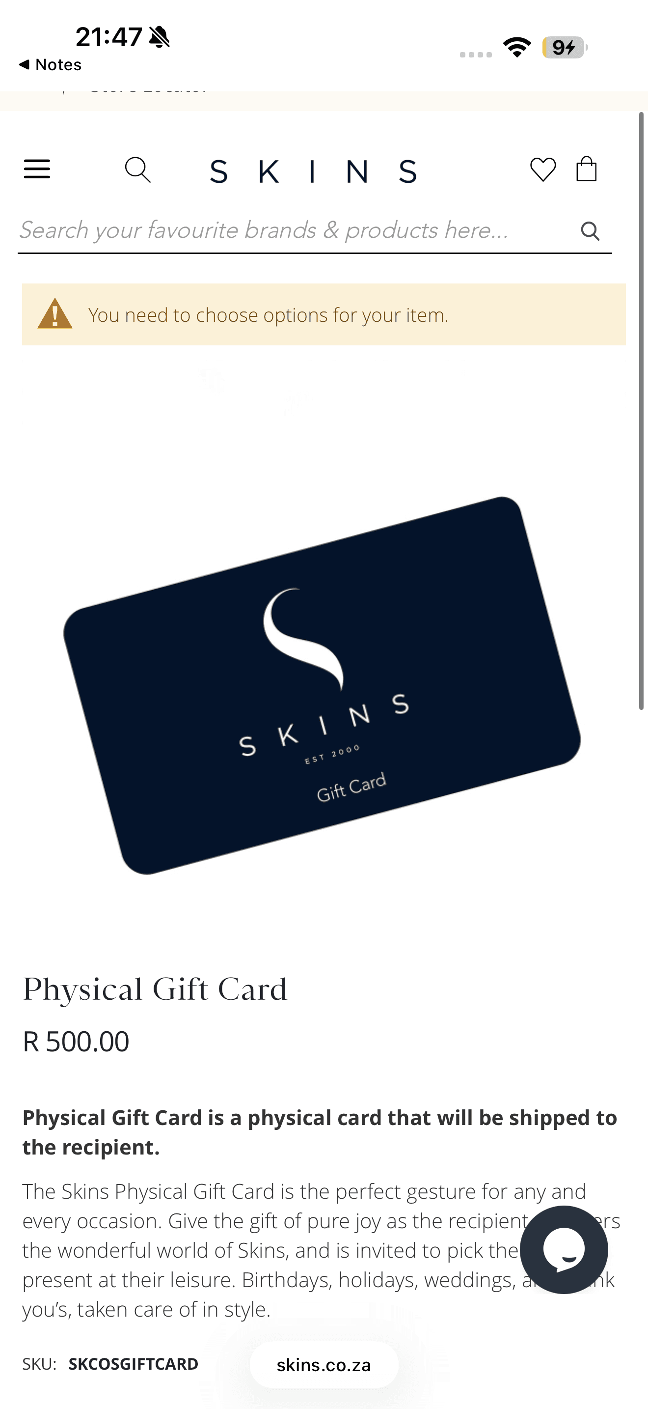 Gift Cards