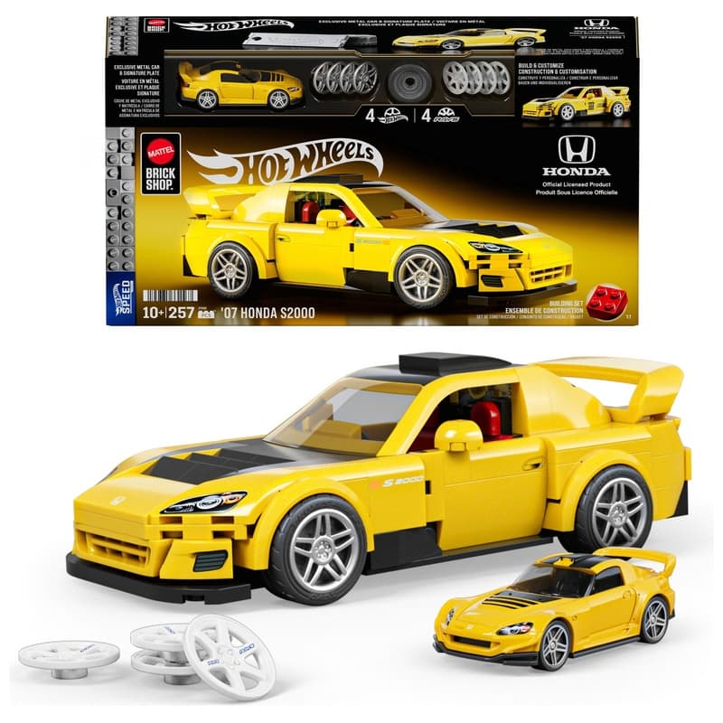 Mattel Brick Shop Hot Wheels Speed Series Auto '07 Honda S2000