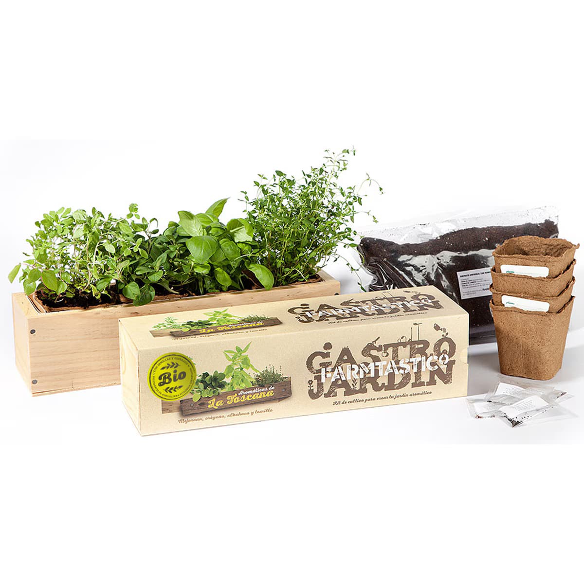 Kit de siembra aromáticas de la Toscana