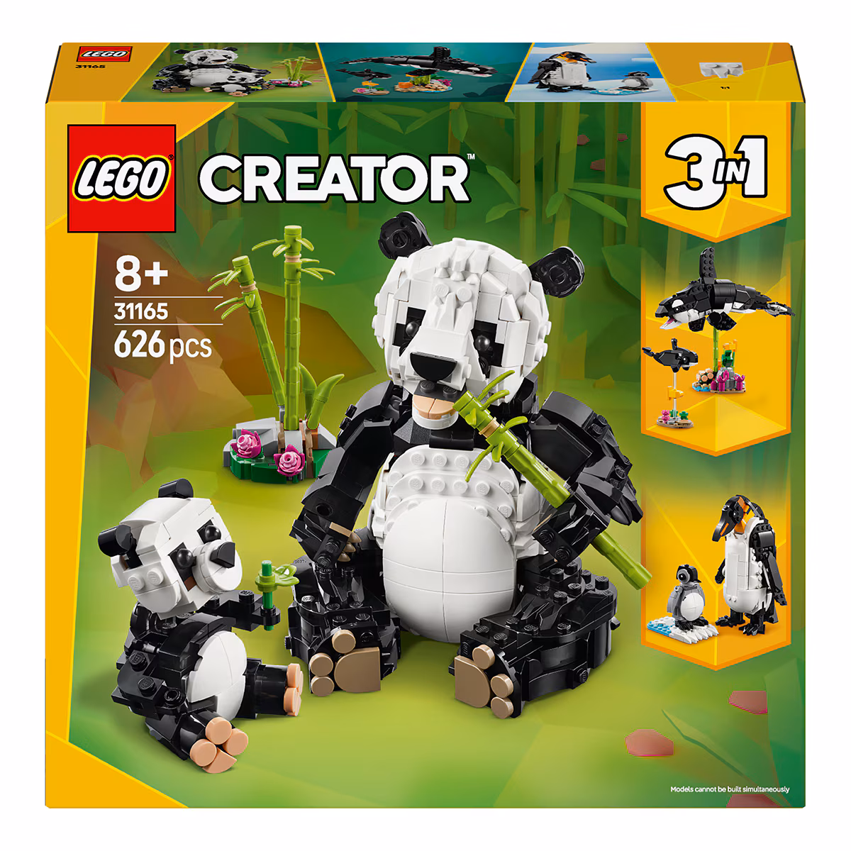 Juego de construcción Fauna Salvaje: Familia de Pandas LEGO Creator - 31165