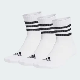 Calcetines 3 Pares Unisex Adidas Mid Blanco