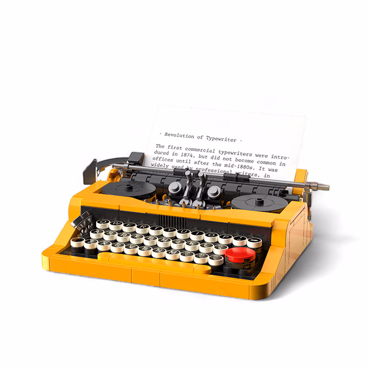 Bloques de construcción Madnesstoys Typewriter