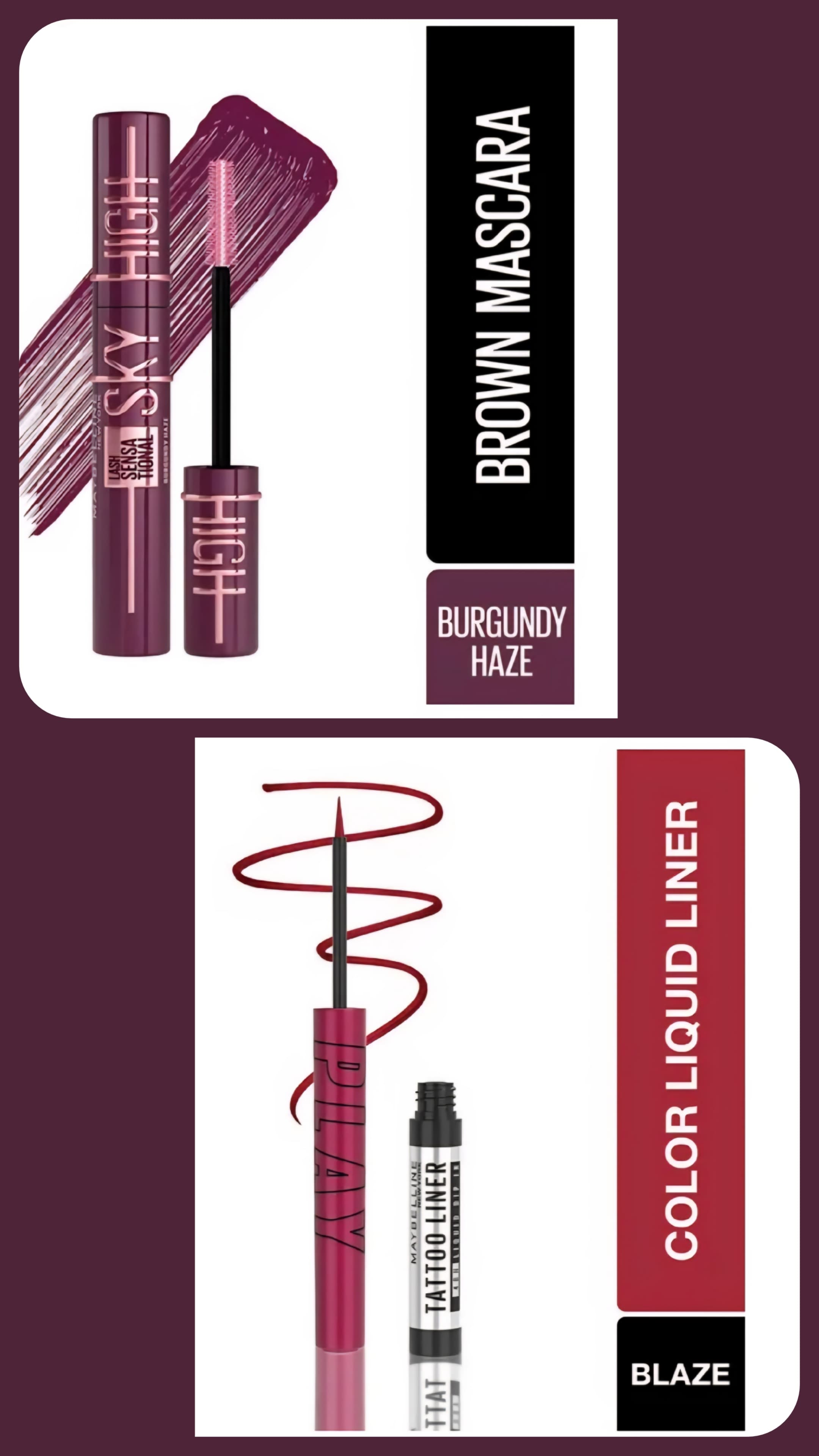 Maybelline Mascara & Eyeliner Duo 