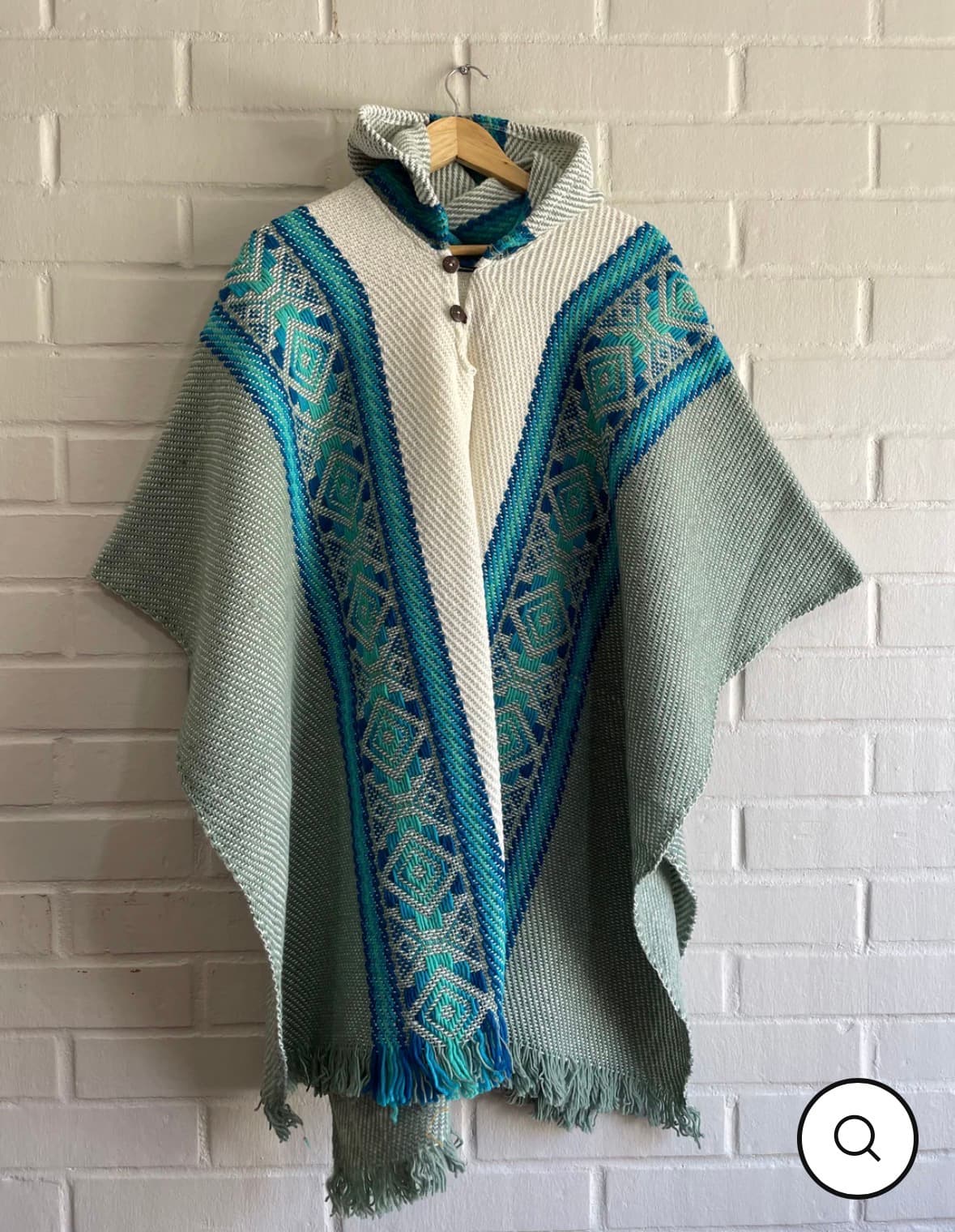 PONCHO DE OVEJA CISNE