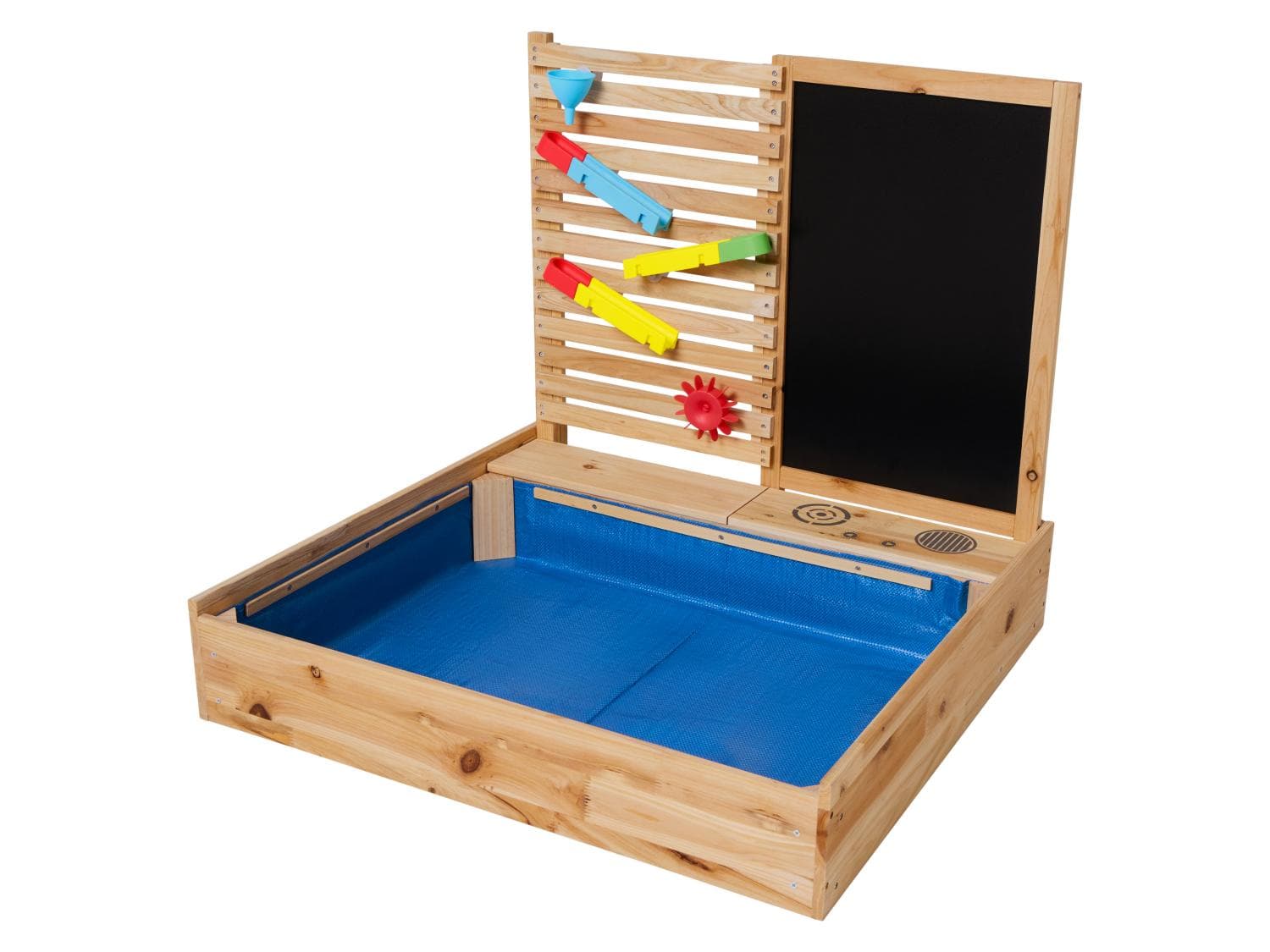 Arenero con pared de juegos de agua | LIDL